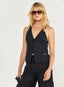 Blusa Slim Estruturada Em Linho colcci