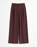 Calça Pantalona Com Pregas shoulder