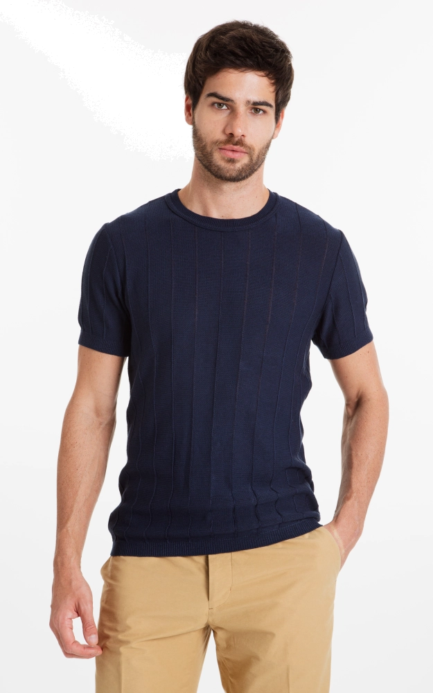 Camiseta Visco Mescla Texture Lines Ellus
