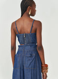 Top Slim Jeans Estruturado Com Lastex colcci